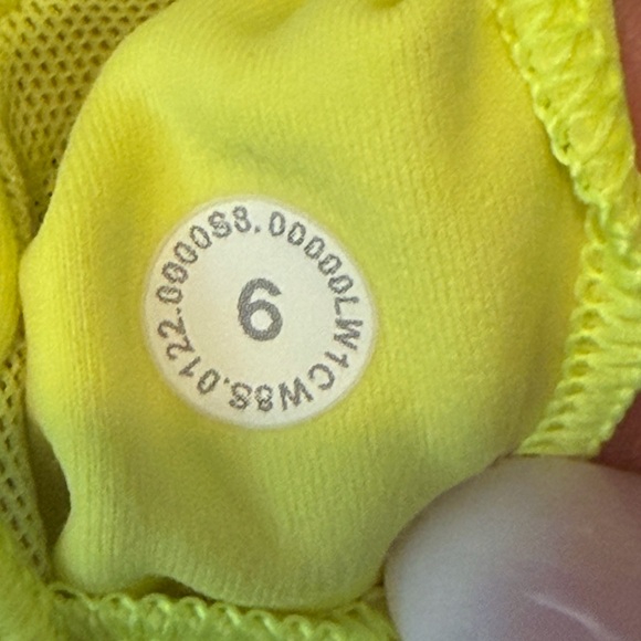 Lululemon Align Tank Top Electric Lemon Size 6 Nulu Fabric - Picture 4 of 5